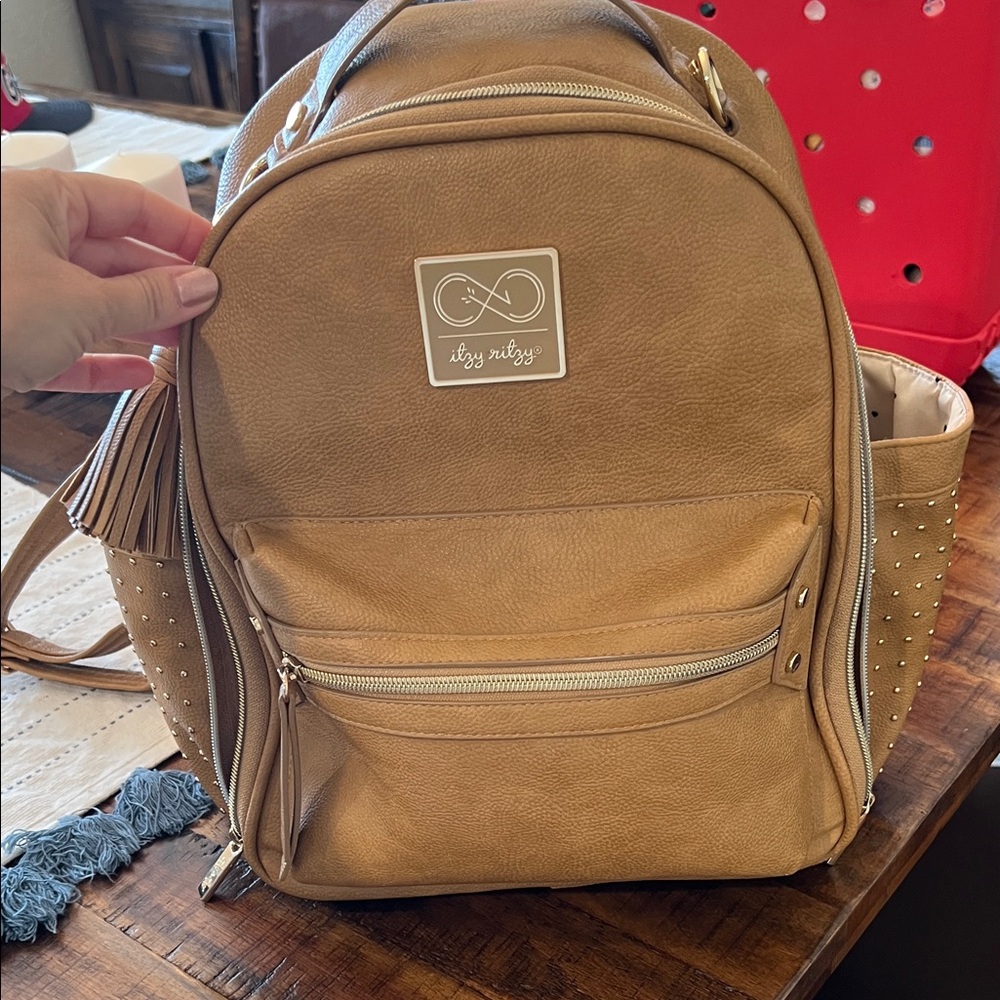 Itzy Ritzy Brown Kids Backpack